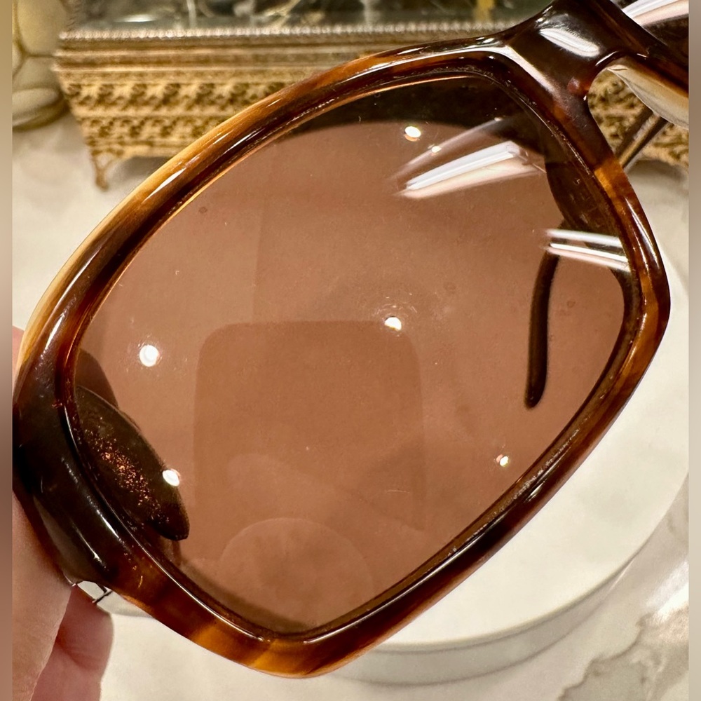 Karen Kane - Dahlia - Tortoiseshell/Honey Sunglasses - VGUC, w/ KK Hard-Case EUC - Picture 11 of 17